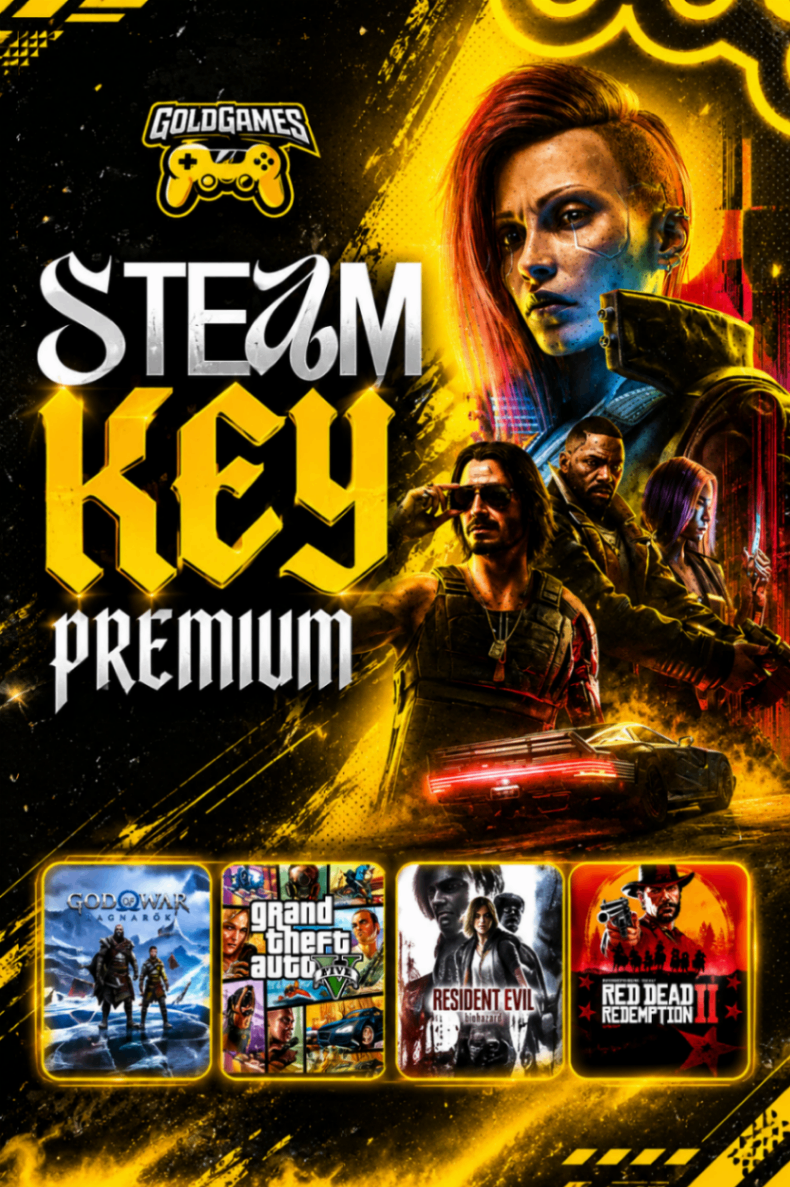 10x STEAM KEY PREMIUM ALEATÓRIAS + 5 JOGOS BRINDE